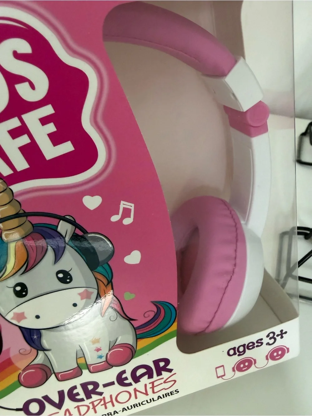 Rebellion Kids Pink Unicorn Over-Ear Headphones
